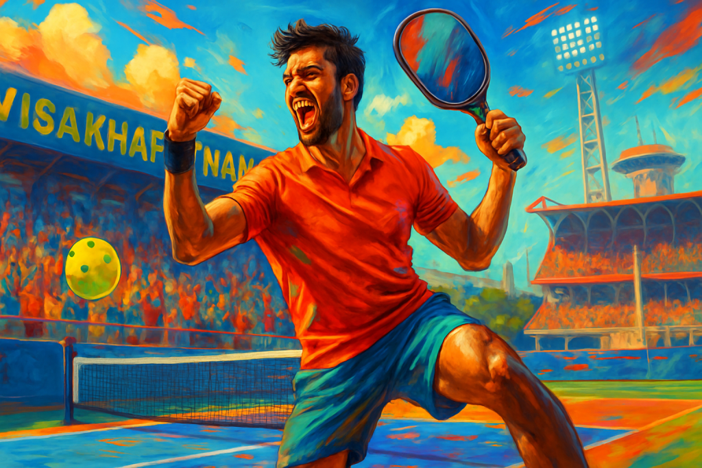 Visakhapatnam pickleball live streaming match highlight